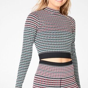 Fabletics Camryn houndstooth seamless set
